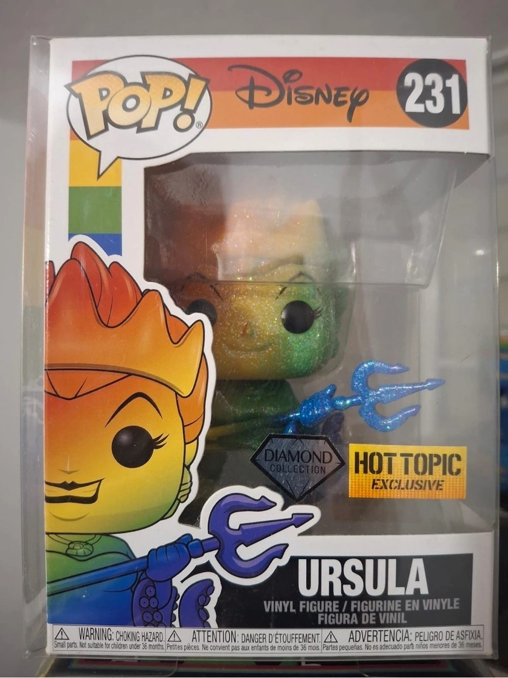 Funko Pop! Disney Ursula #231 Disney Ursula #231 Hot Topic Exclusive NWT